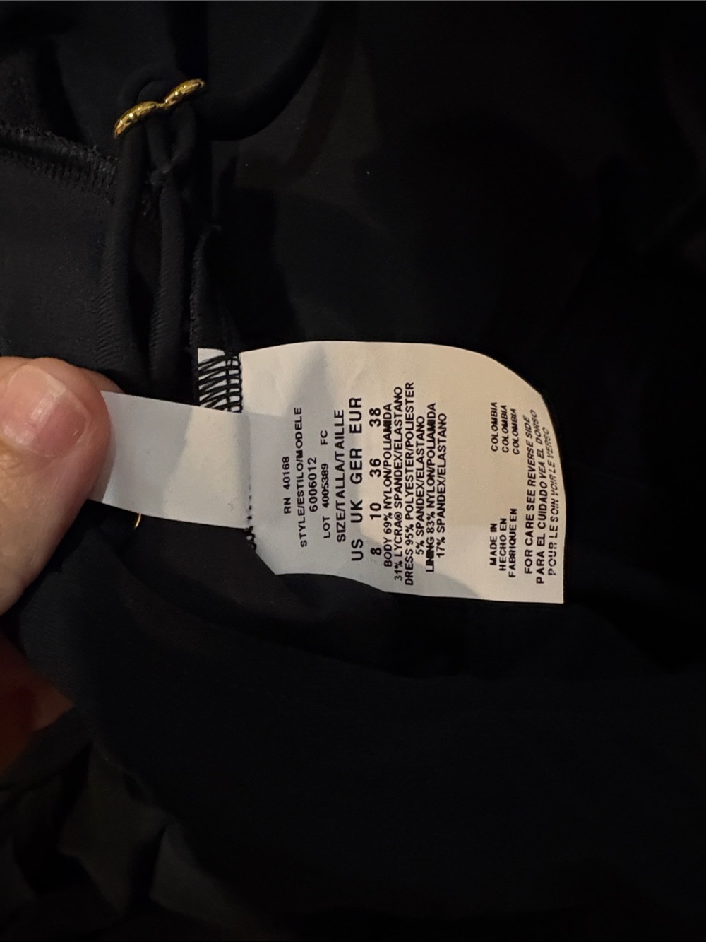 Magicsuit Parker Swim Dress in Black SZ 8 NWOT - Picture 6 of 7